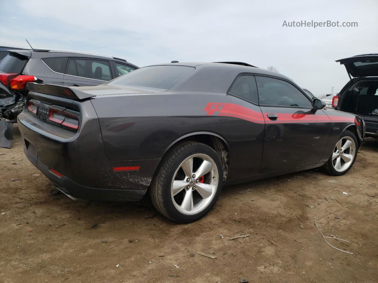 2015 Dodge Challenger Sxt Plus Gray vin: 2C3CDZBT8FH846561