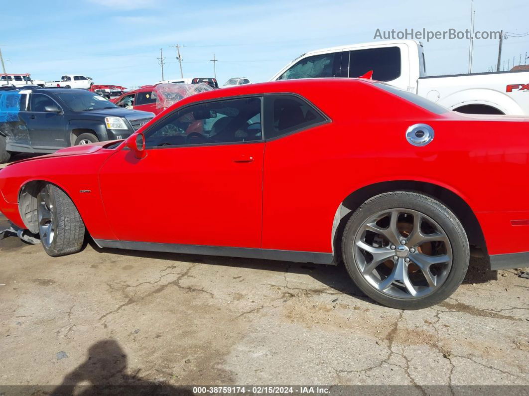 2016 Dodge Challenger R/t Plus Red vin: 2C3CDZBT8GH201684