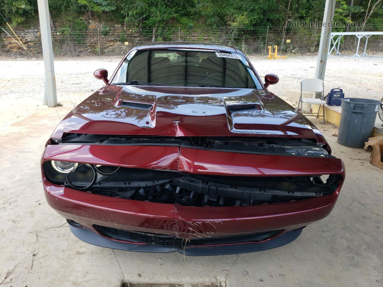 2017 Dodge Challenger R/t Burgundy vin: 2C3CDZBT8HH656049