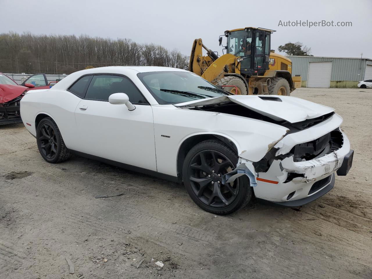 2018 Dodge Challenger R/t White vin: 2C3CDZBT8JH279423