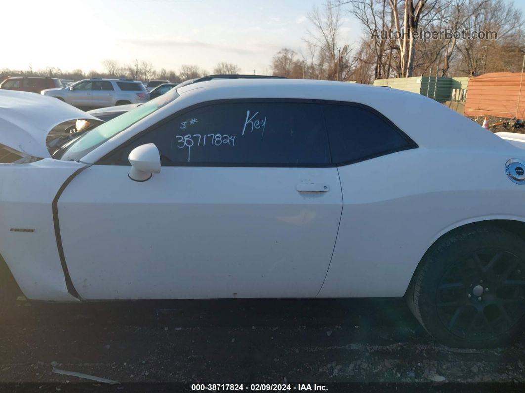 2018 Dodge Challenger R/t White vin: 2C3CDZBT8JH288140