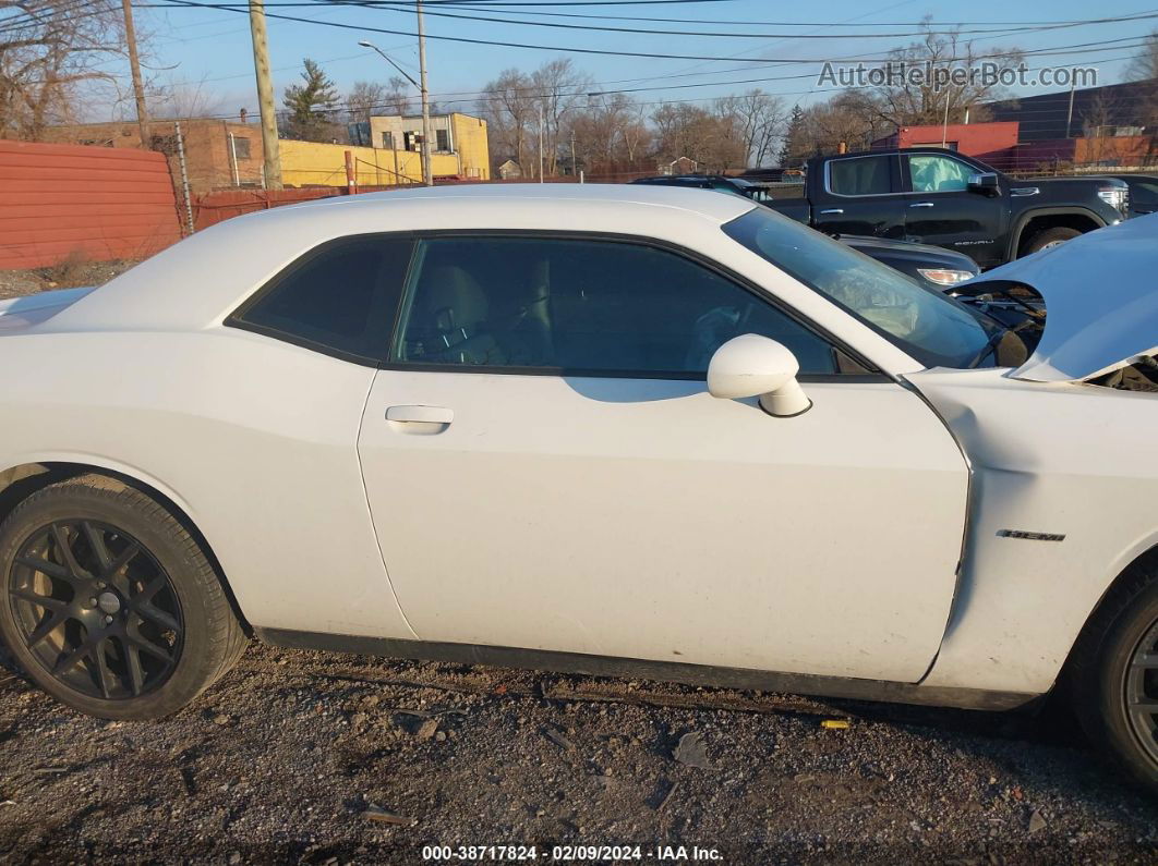 2018 Dodge Challenger R/t White vin: 2C3CDZBT8JH288140