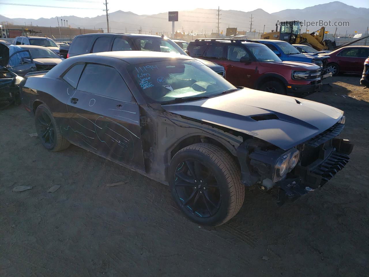 2018 Dodge Challenger R/t Gray vin: 2C3CDZBT8JH318107