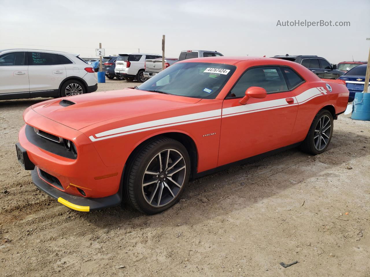 2022 Dodge Challenger R/t Orange vin: 2C3CDZBT8NH151382