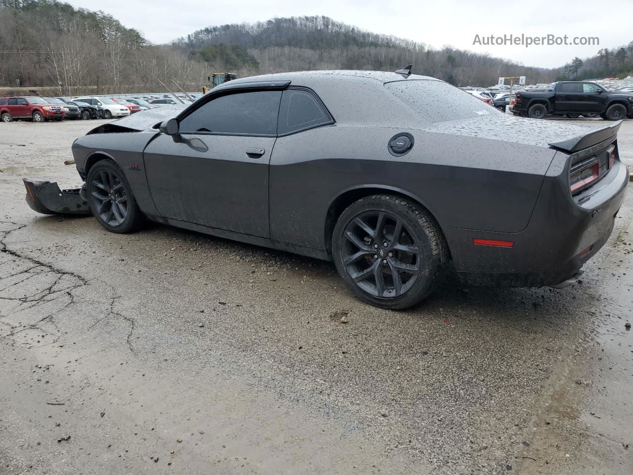 2022 Dodge Challenger R/t Серый vin: 2C3CDZBT8NH219146