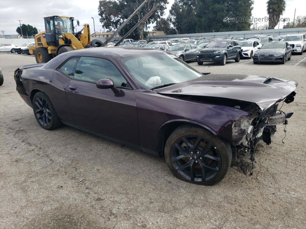 2022 Dodge Challenger R/t Purple vin: 2C3CDZBT8NH234049