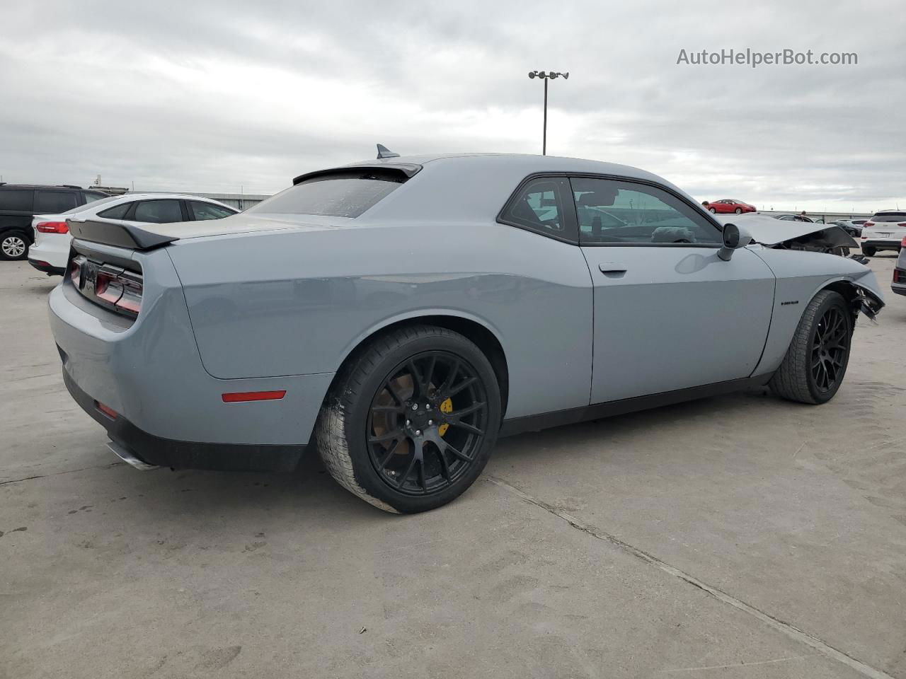 2022 Dodge Challenger R/t Gray vin: 2C3CDZBT8NH237887