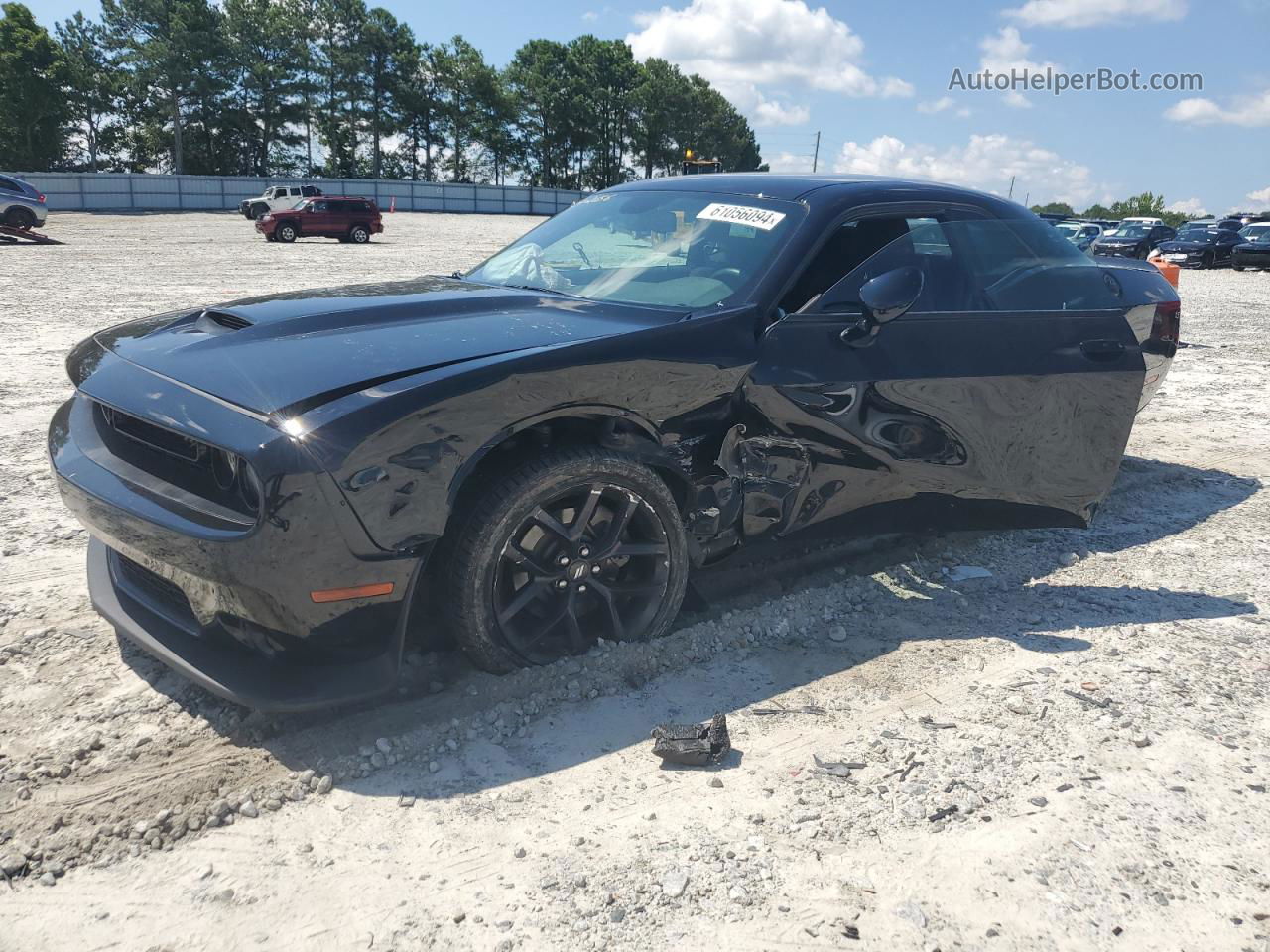 2022 Dodge Challenger R/t Black vin: 2C3CDZBT8NH254544