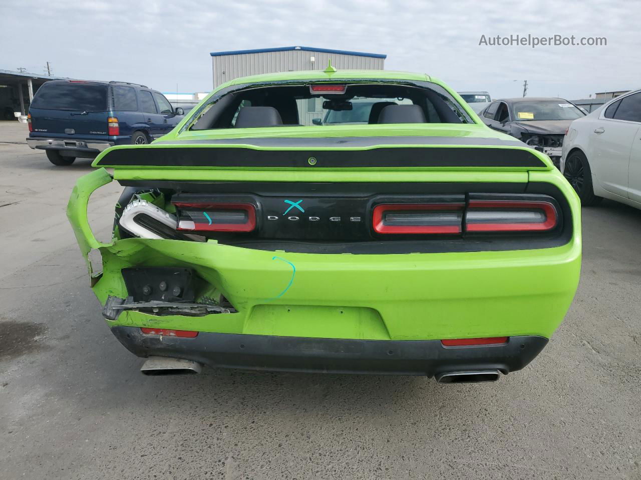 2015 Dodge Challenger Sxt Plus Green vin: 2C3CDZBT9FH747635