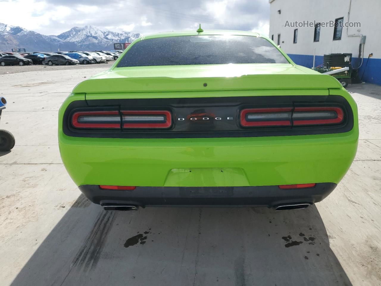 2015 Dodge Challenger Sxt Plus Green vin: 2C3CDZBT9FH764712