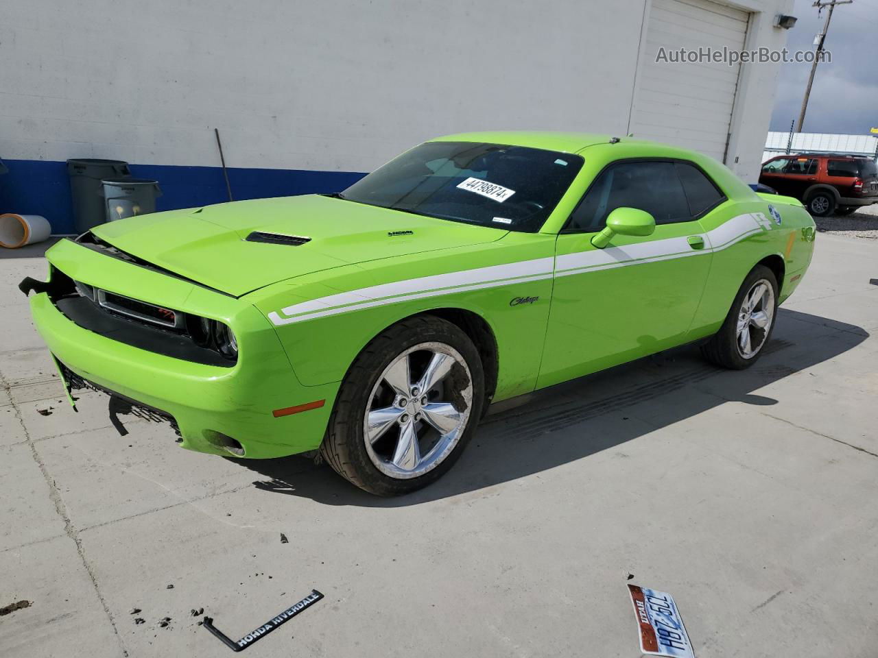 2015 Dodge Challenger Sxt Plus Зеленый vin: 2C3CDZBT9FH764712