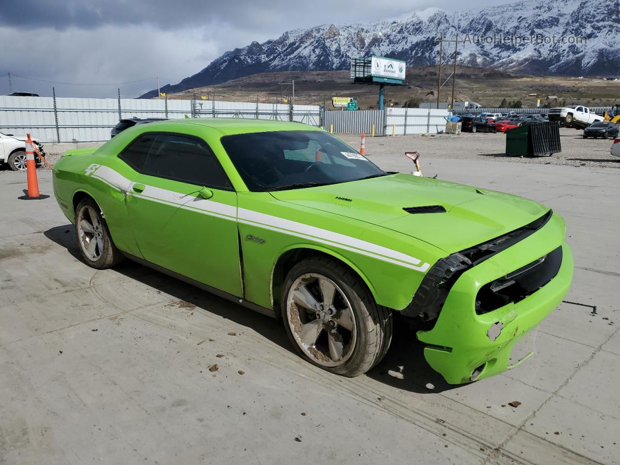 2015 Dodge Challenger Sxt Plus Зеленый vin: 2C3CDZBT9FH764712