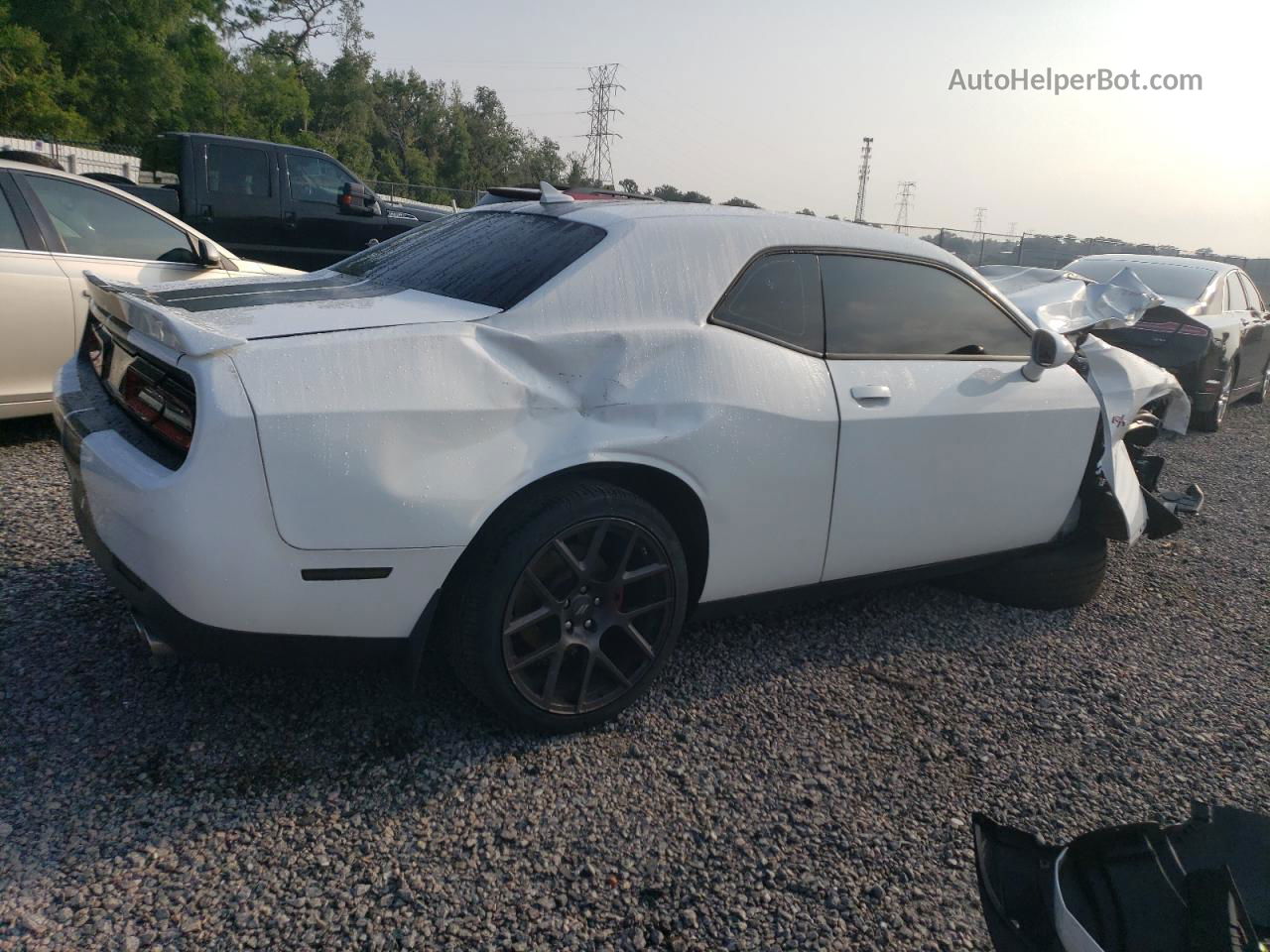 2015 Dodge Challenger Sxt Plus Белый vin: 2C3CDZBT9FH895154