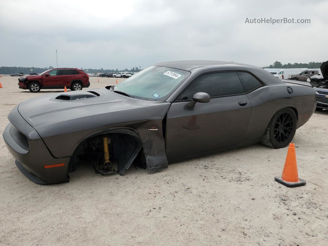 2016 Dodge Challenger R/t Gray vin: 2C3CDZBT9GH148851