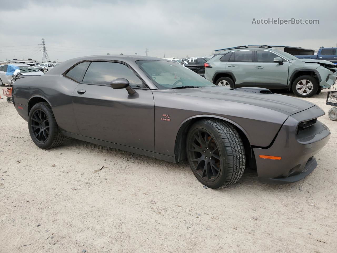 2016 Dodge Challenger R/t Gray vin: 2C3CDZBT9GH148851