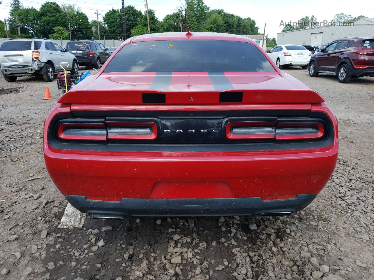 2016 Dodge Challenger R/t Red vin: 2C3CDZBT9GH218428