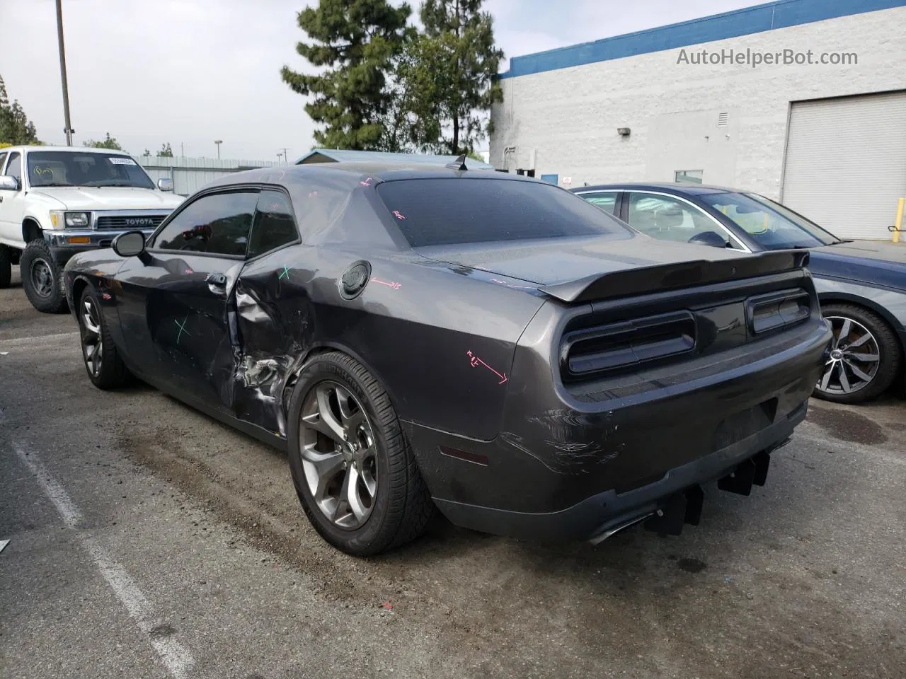 2016 Dodge Challenger R/t Серый vin: 2C3CDZBT9GH312289