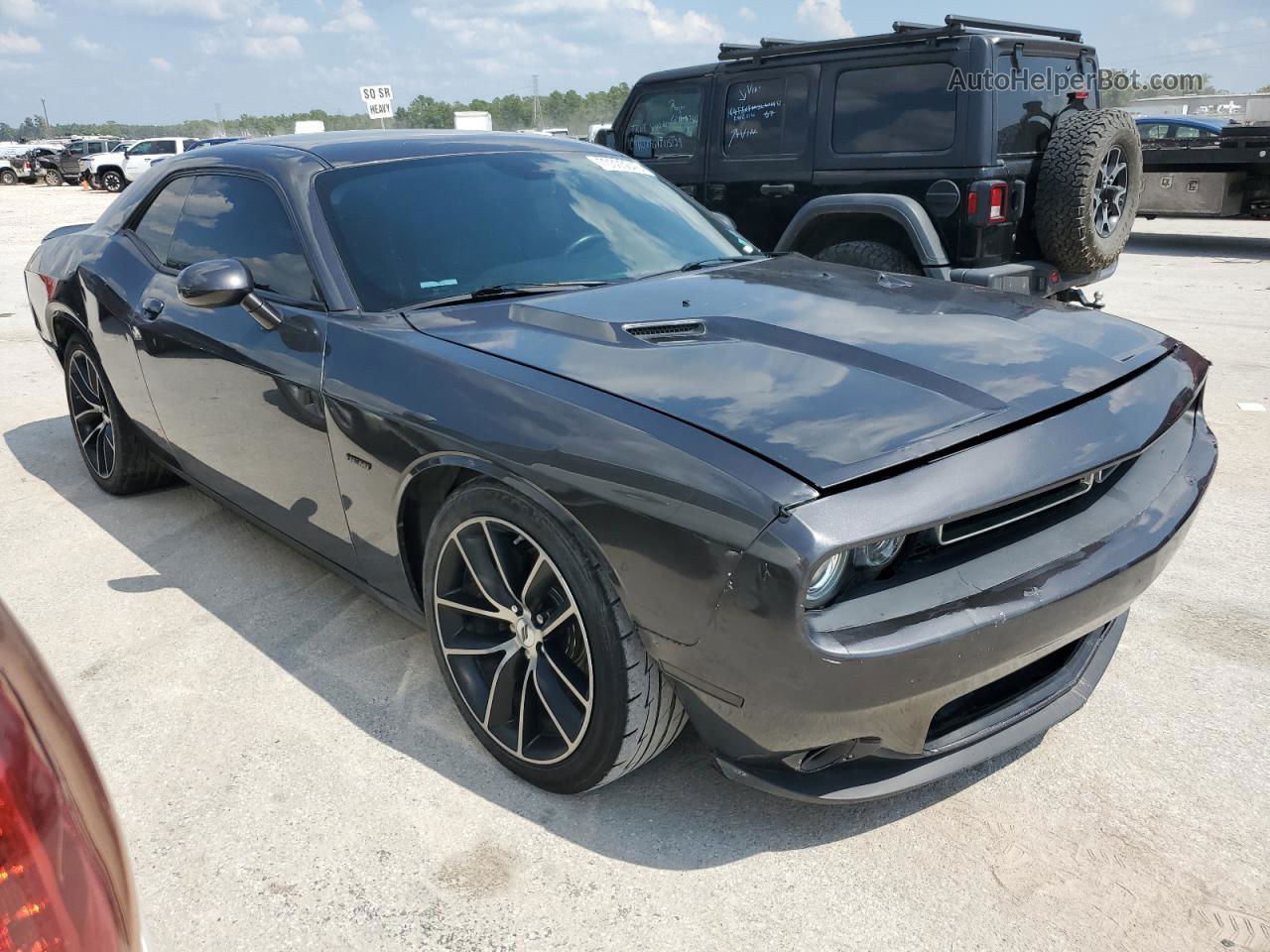 2017 Dodge Challenger R/t Gray vin: 2C3CDZBT9HH522506