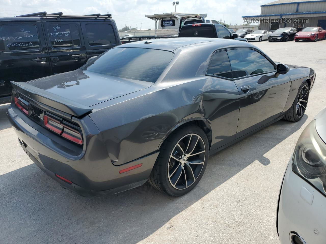 2017 Dodge Challenger R/t Gray vin: 2C3CDZBT9HH522506