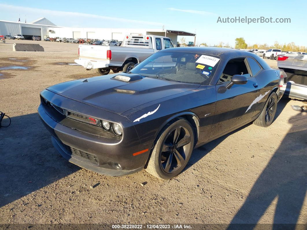 2017 Dodge Challenger R/t Black vin: 2C3CDZBT9HH531318