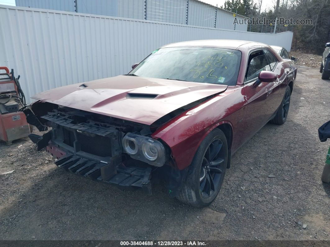 2017 Dodge Challenger R/t Темно-бордовый vin: 2C3CDZBT9HH604414