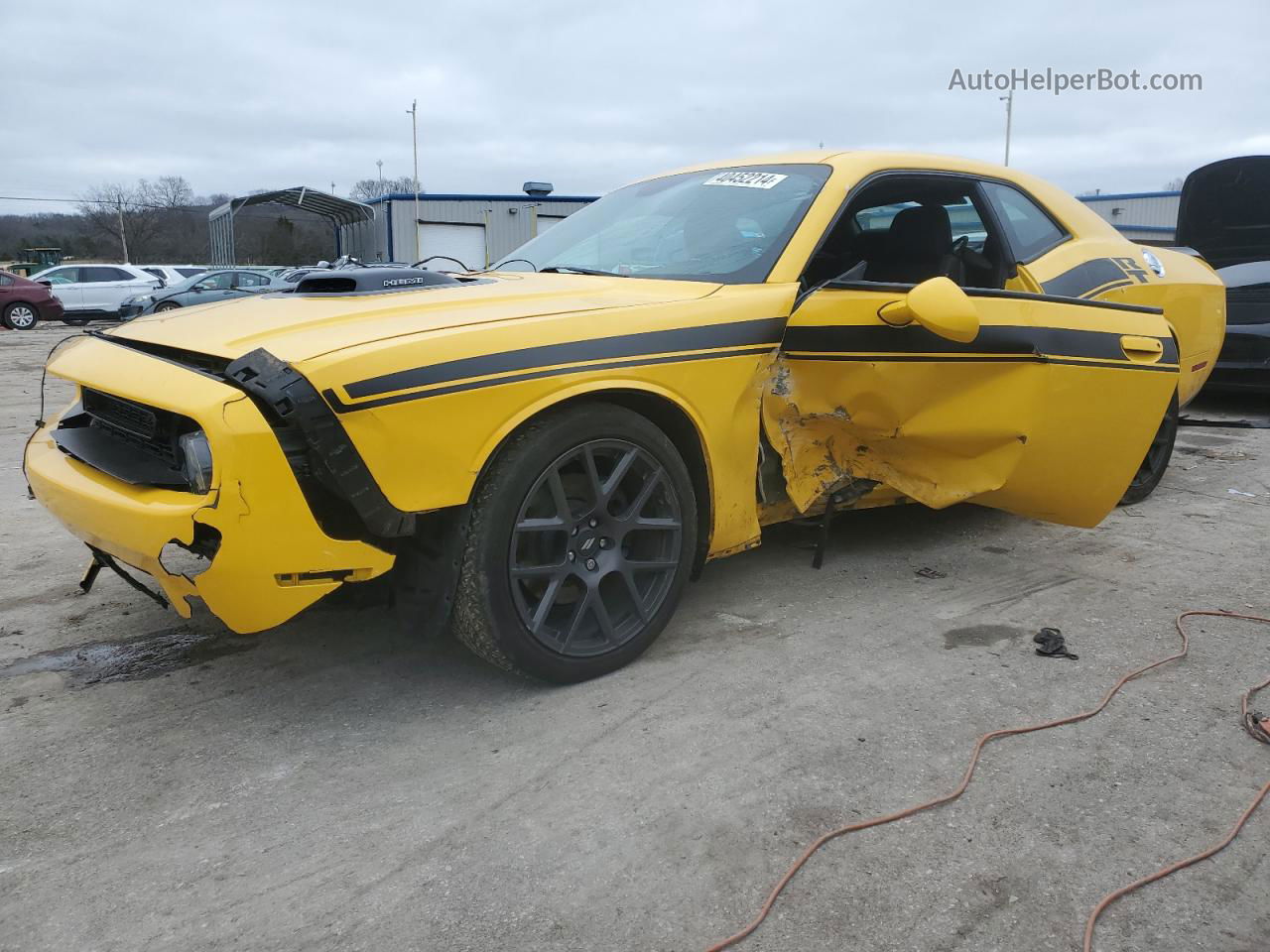 2017 Dodge Challenger R/t Yellow vin: 2C3CDZBT9HH633928