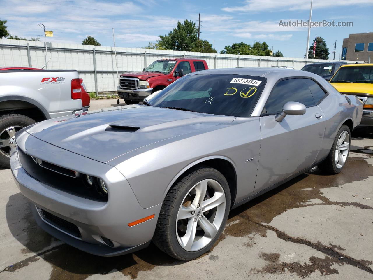 2017 Dodge Challenger R/t Gray vin: 2C3CDZBT9HH655931