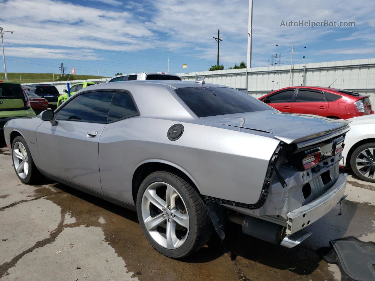 2017 Dodge Challenger R/t Gray vin: 2C3CDZBT9HH655931