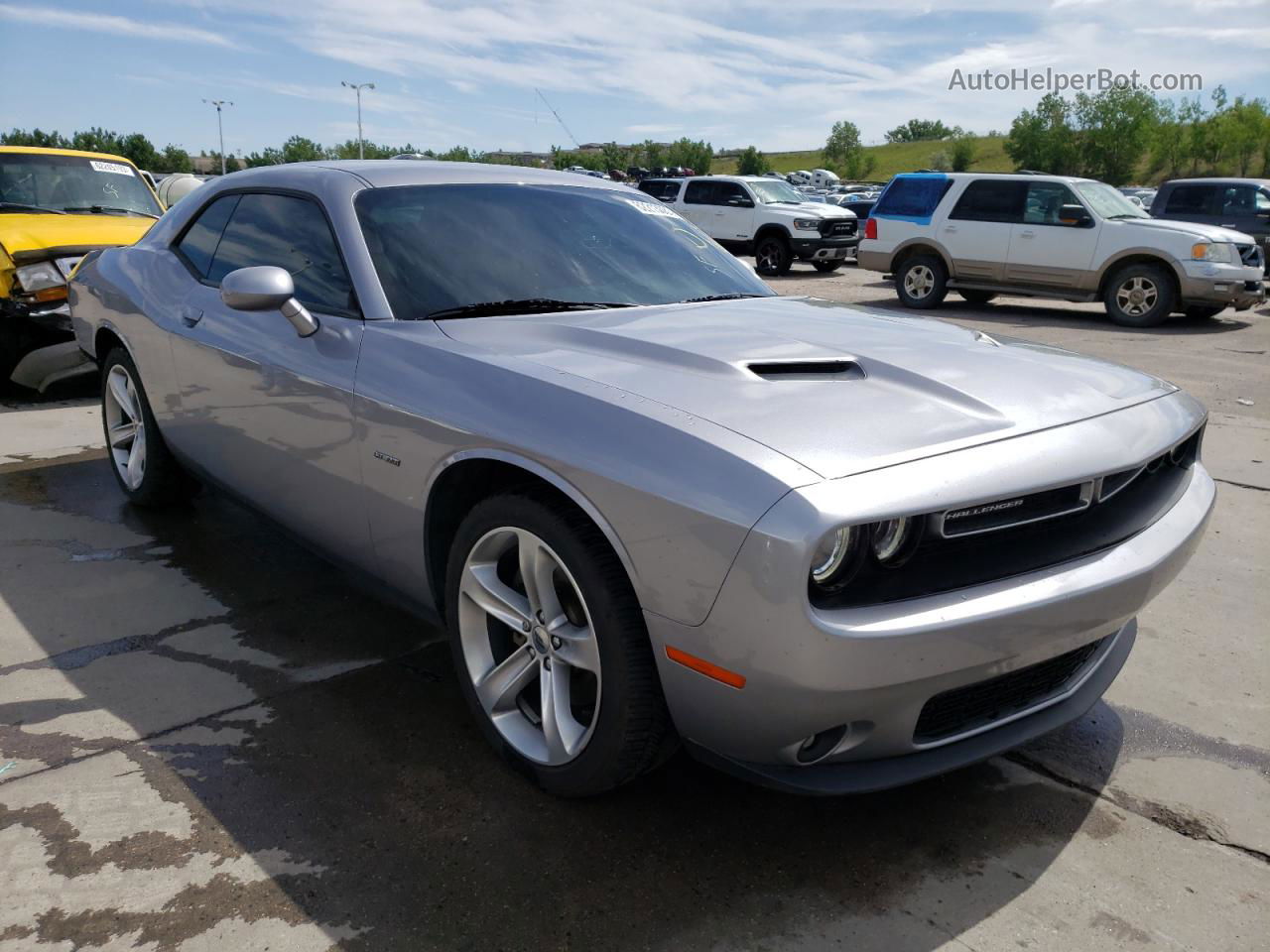 2017 Dodge Challenger R/t Gray vin: 2C3CDZBT9HH655931