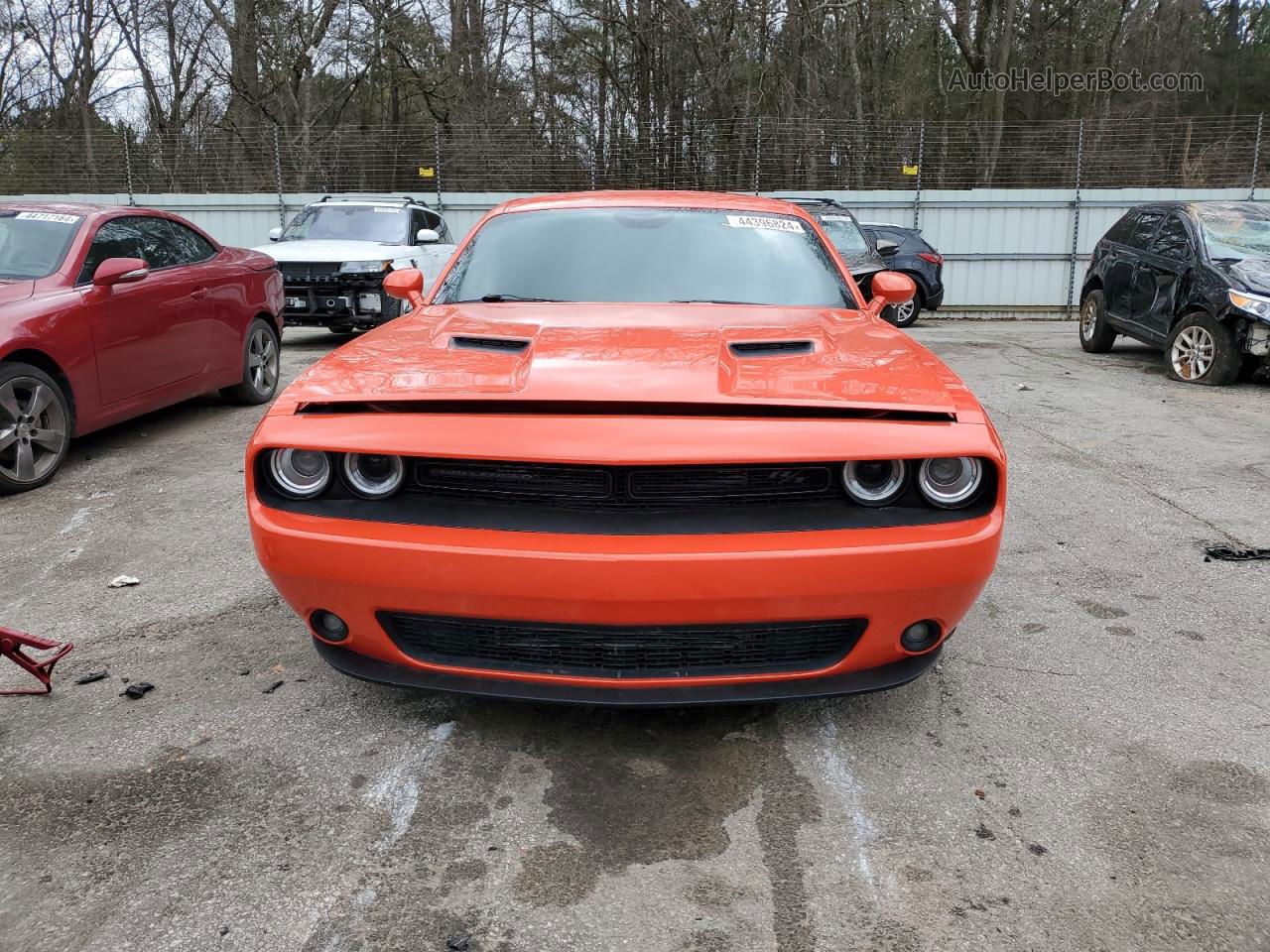 2018 Dodge Challenger R/t Orange vin: 2C3CDZBT9JH116697