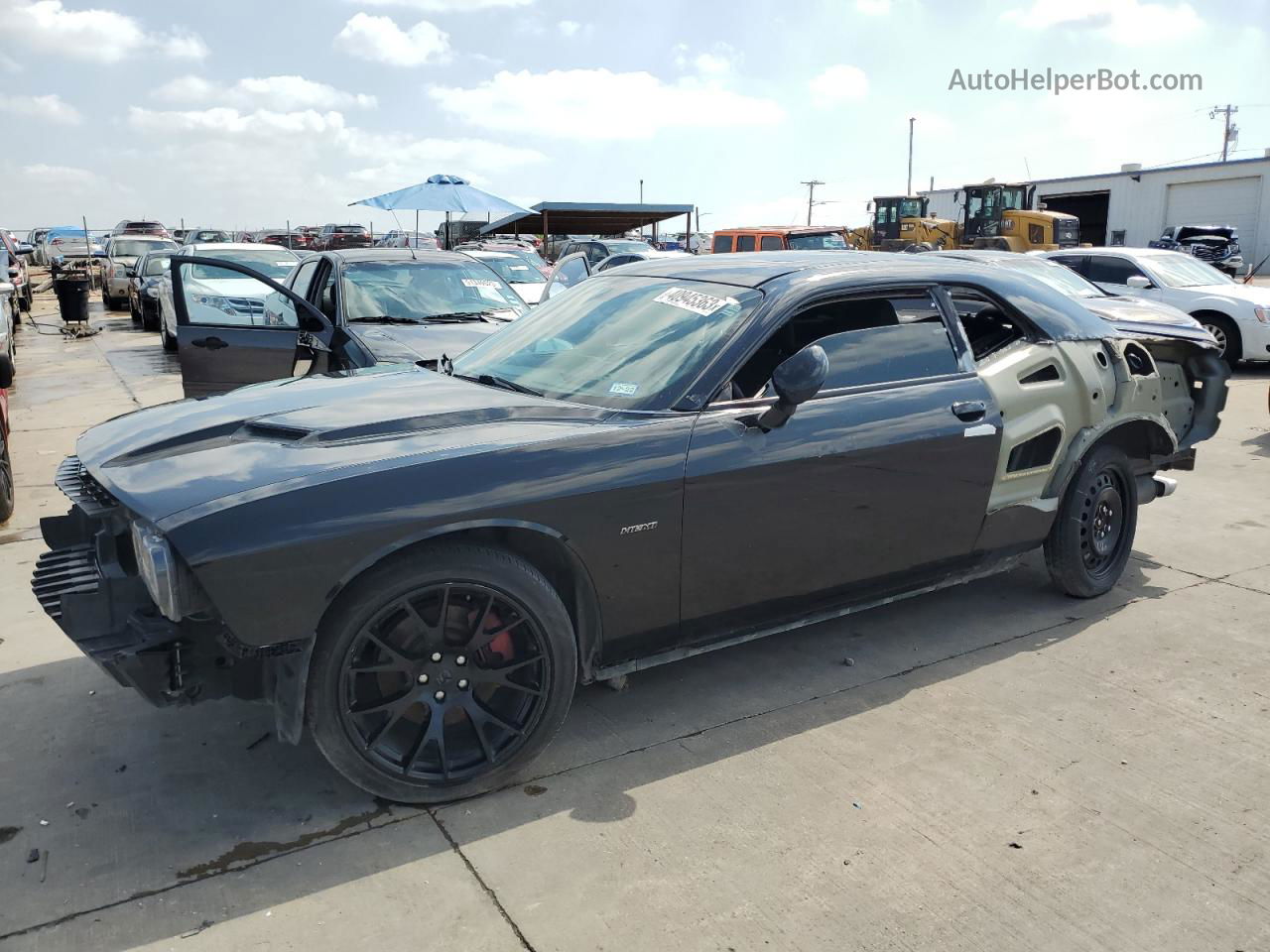 2018 Dodge Challenger R/t Black vin: 2C3CDZBT9JH171926