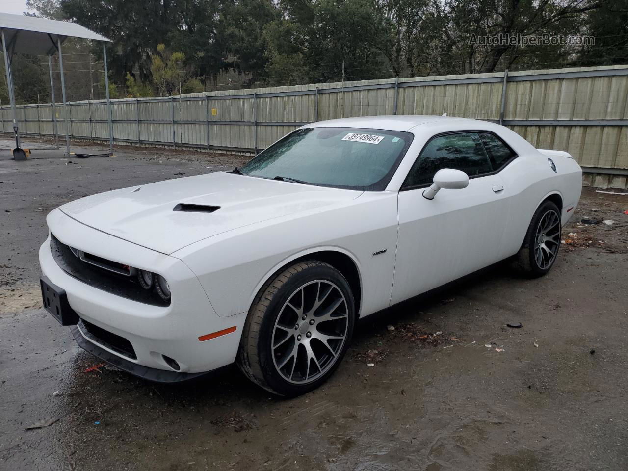 2018 Dodge Challenger R/t White vin: 2C3CDZBT9JH199886