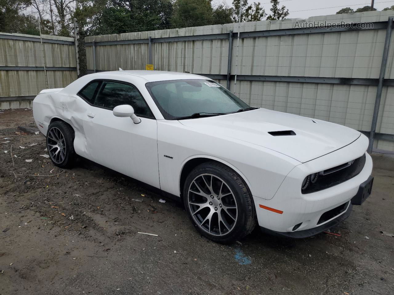 2018 Dodge Challenger R/t White vin: 2C3CDZBT9JH199886