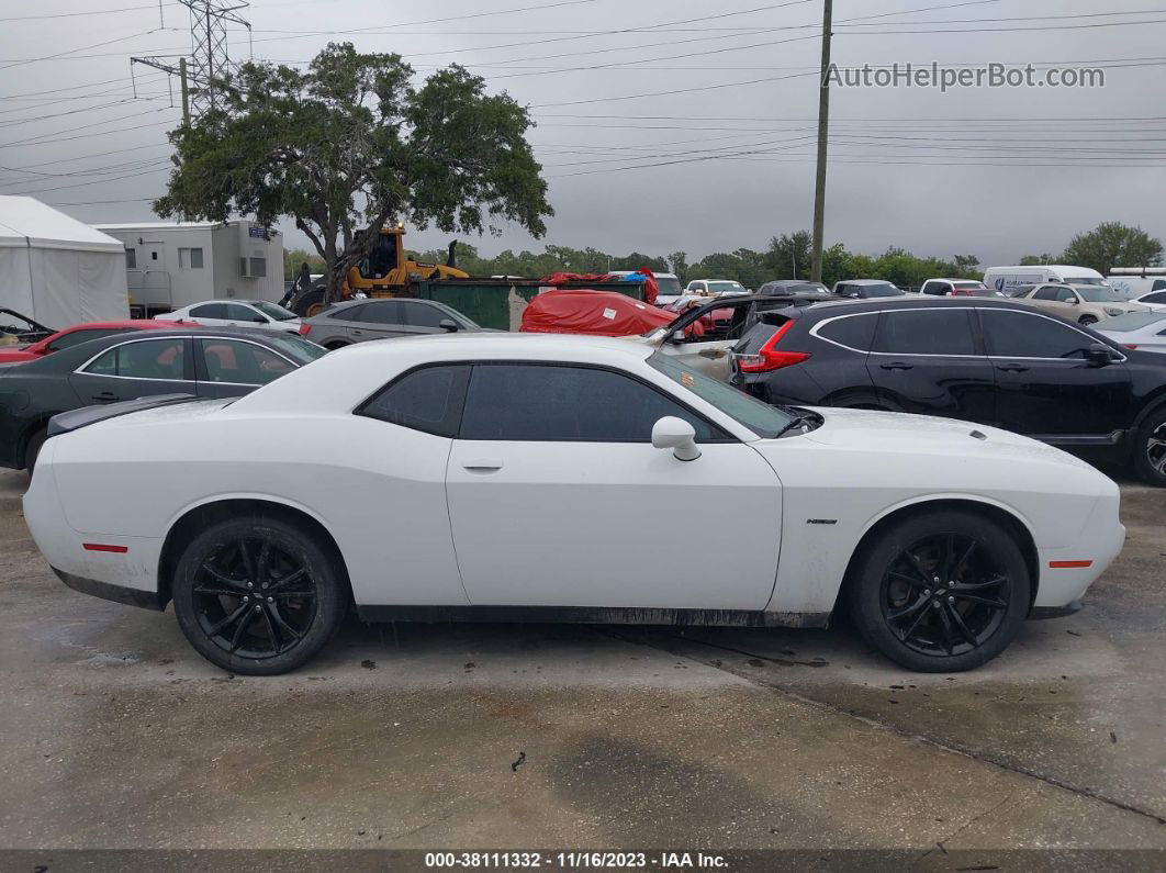 2018 Dodge Challenger R/t White vin: 2C3CDZBT9JH219635