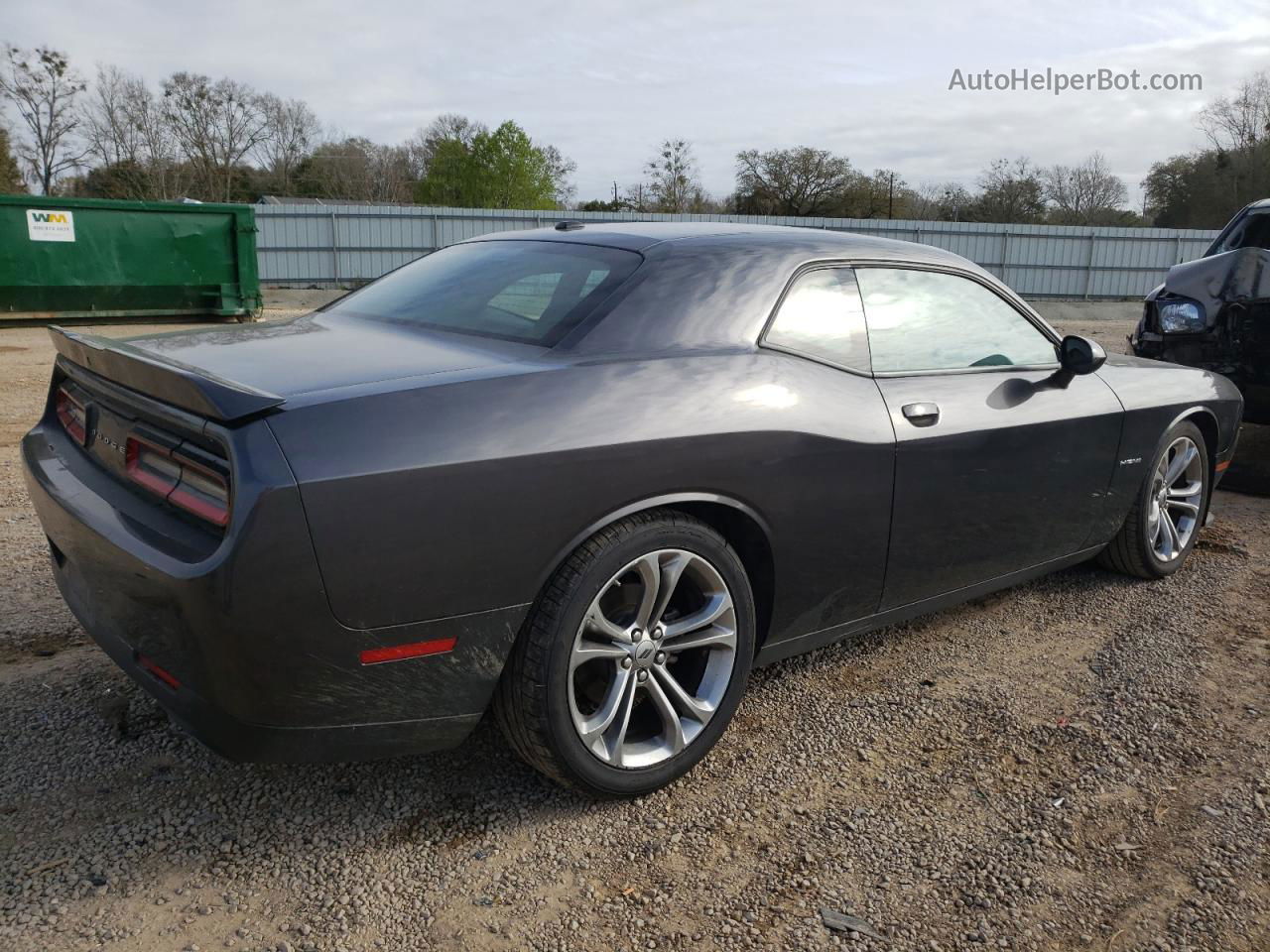 2022 Dodge Challenger R/t Gray vin: 2C3CDZBT9NH128080