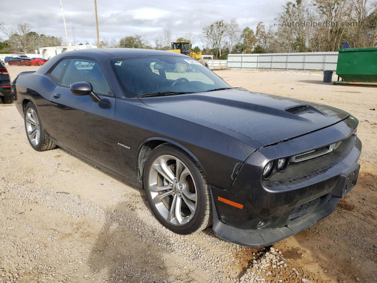 2022 Dodge Challenger R/t Gray vin: 2C3CDZBT9NH128080