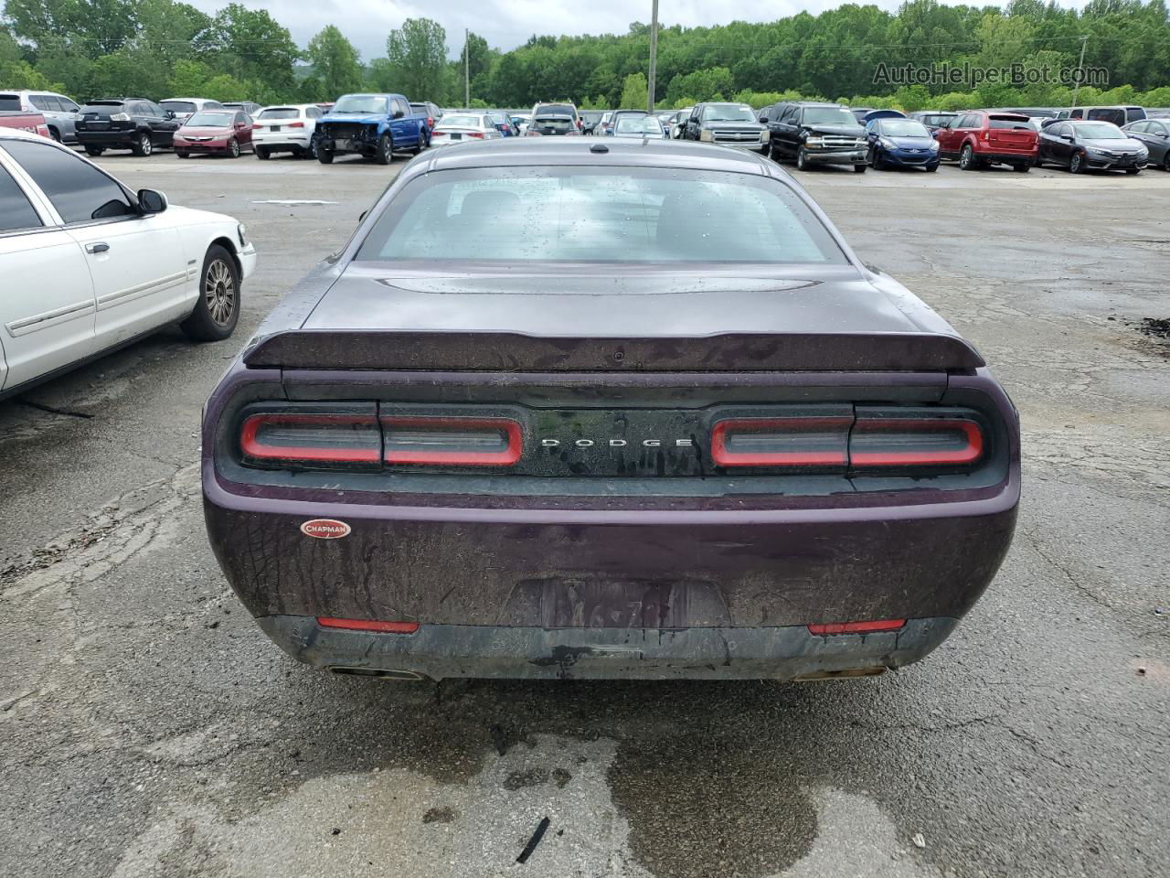 2022 Dodge Challenger R/t Purple vin: 2C3CDZBT9NH181944