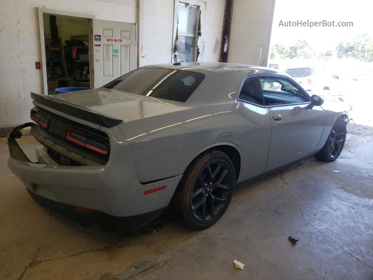 2022 Dodge Challenger R/t Gray vin: 2C3CDZBT9NH195942