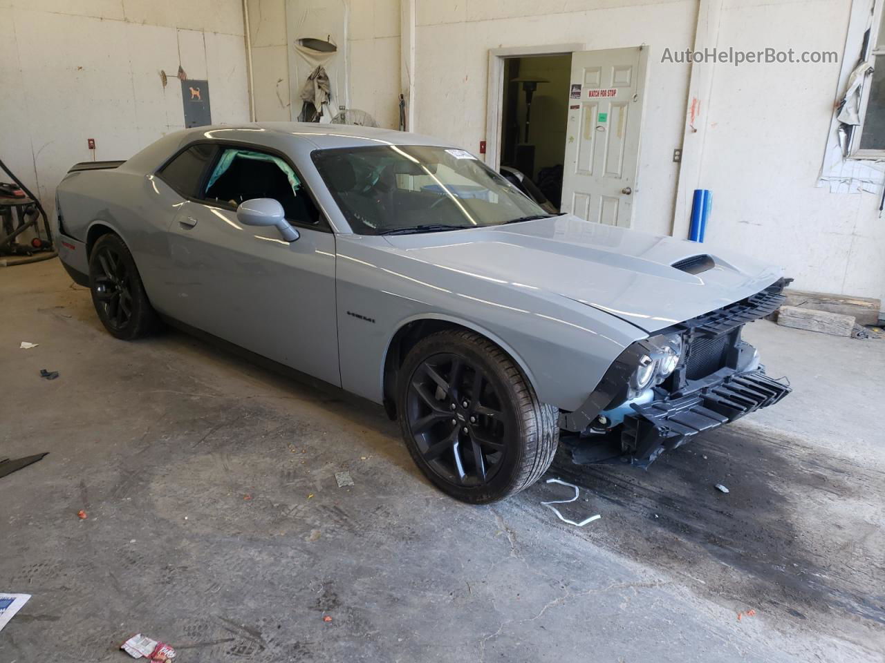 2022 Dodge Challenger R/t Gray vin: 2C3CDZBT9NH195942