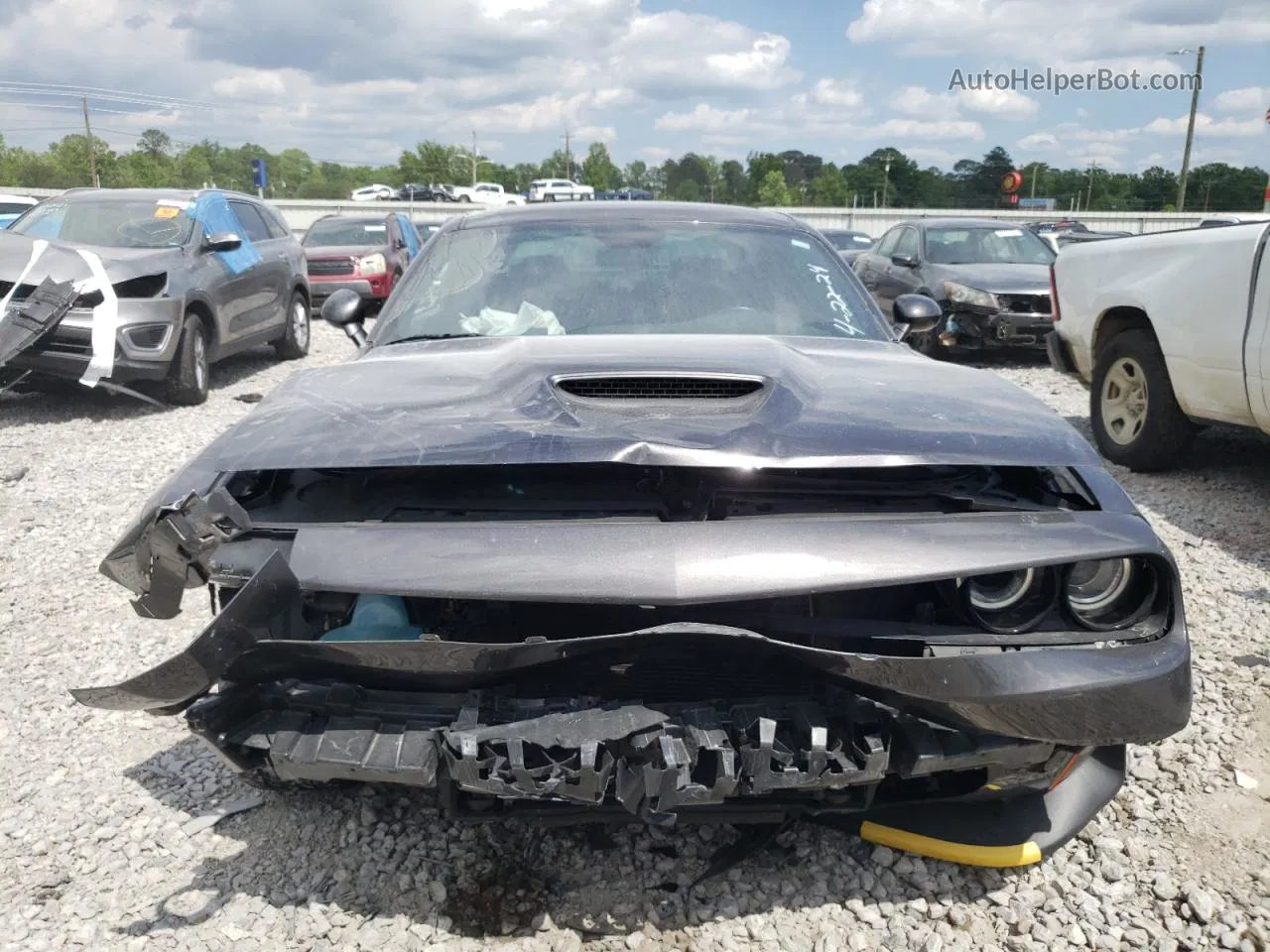 2022 Dodge Challenger R/t Угольный vin: 2C3CDZBT9NH251913