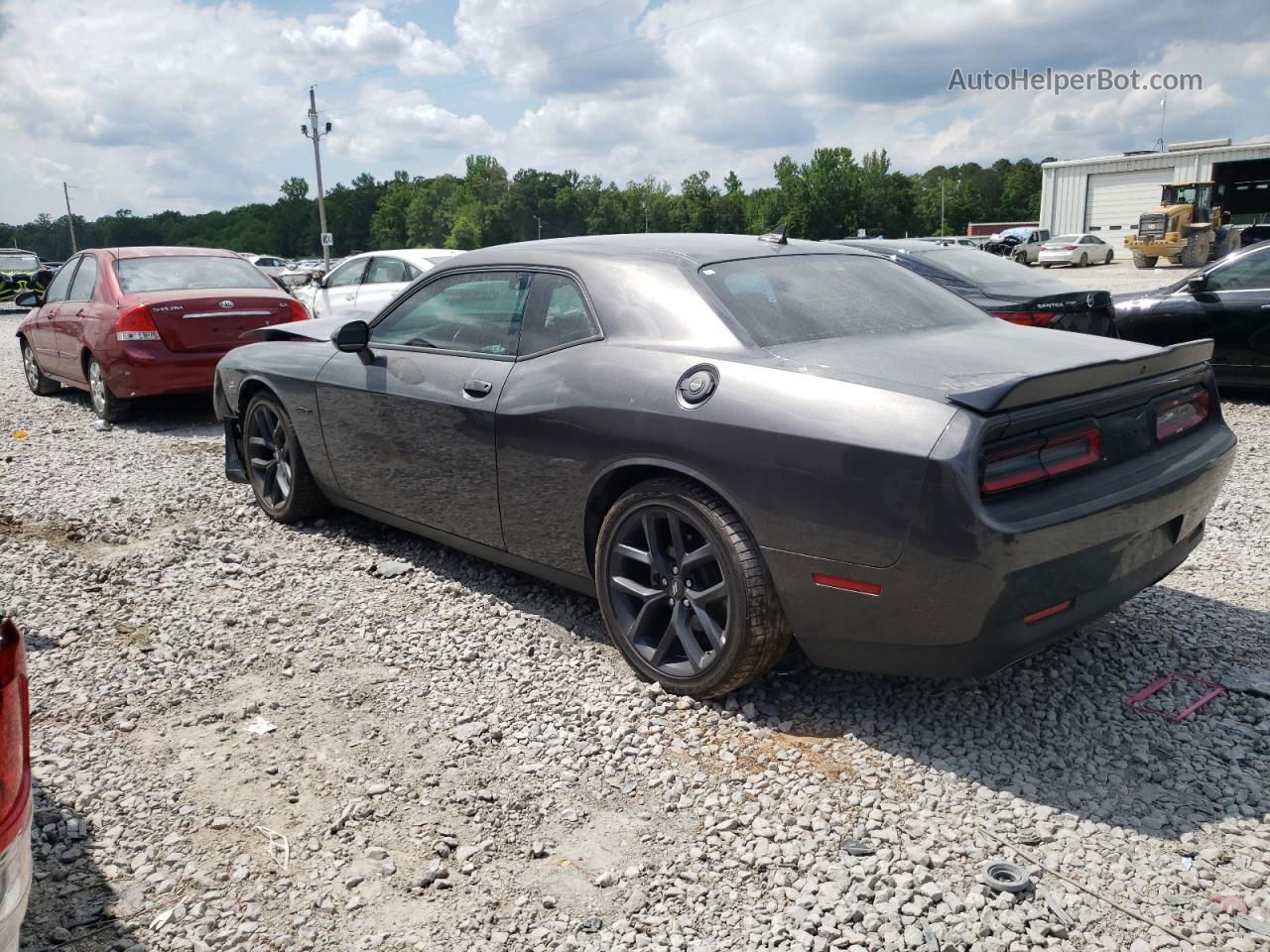 2022 Dodge Challenger R/t Угольный vin: 2C3CDZBT9NH251913