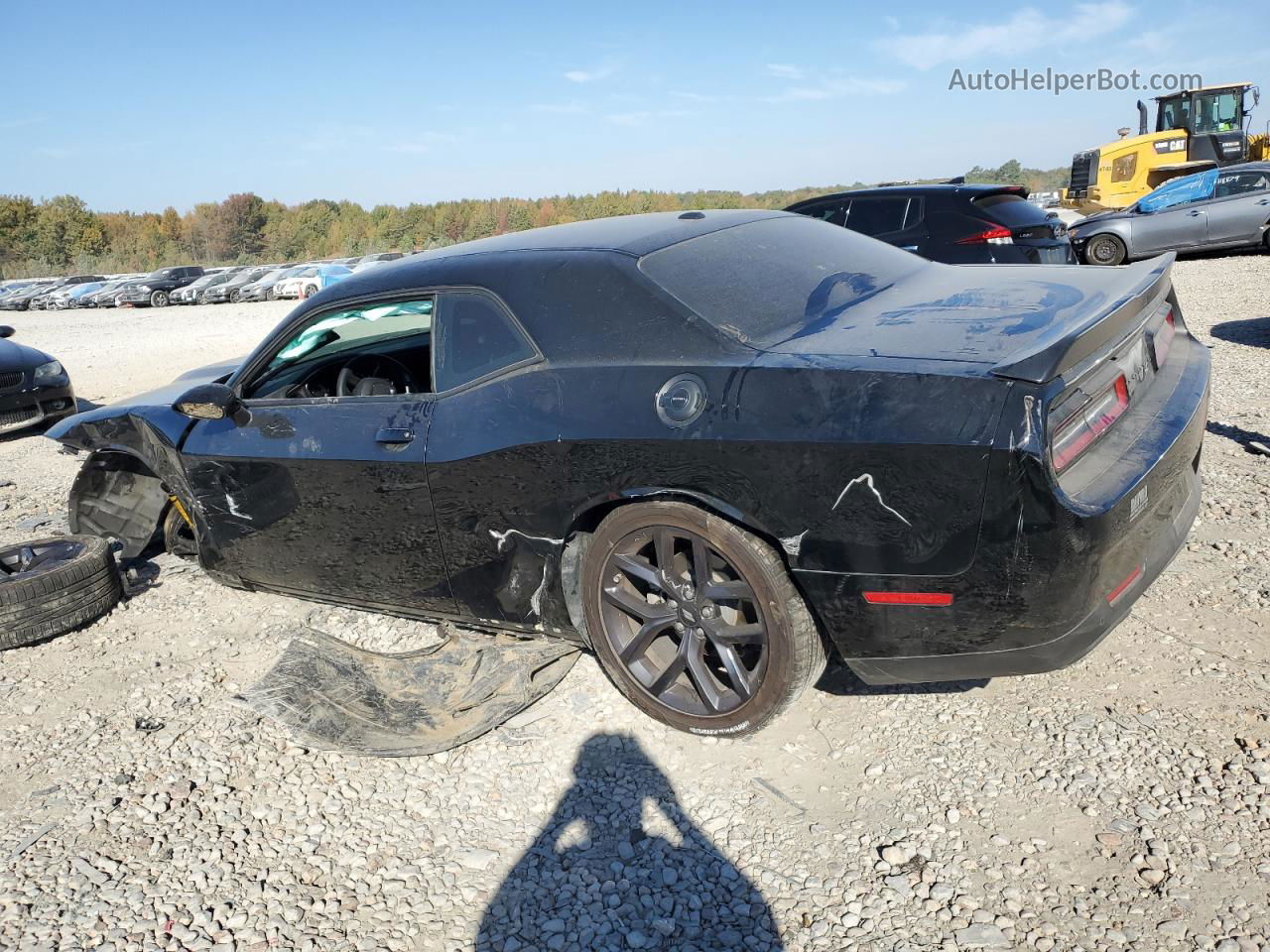 2022 Dodge Challenger R/t Черный vin: 2C3CDZBT9NH253810