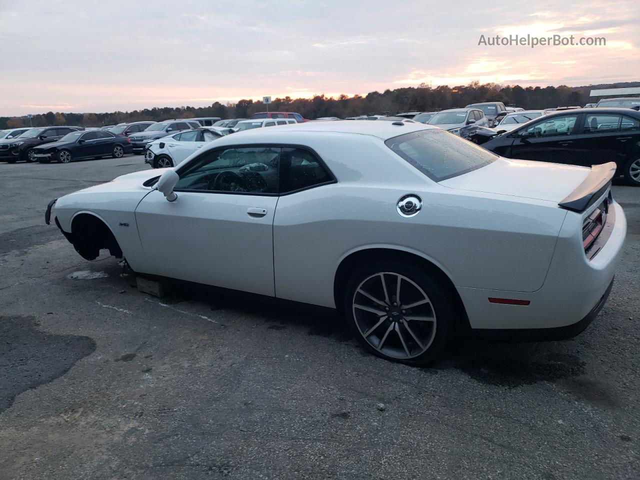 2023 Dodge Challenger R/t White vin: 2C3CDZBT9PH525792