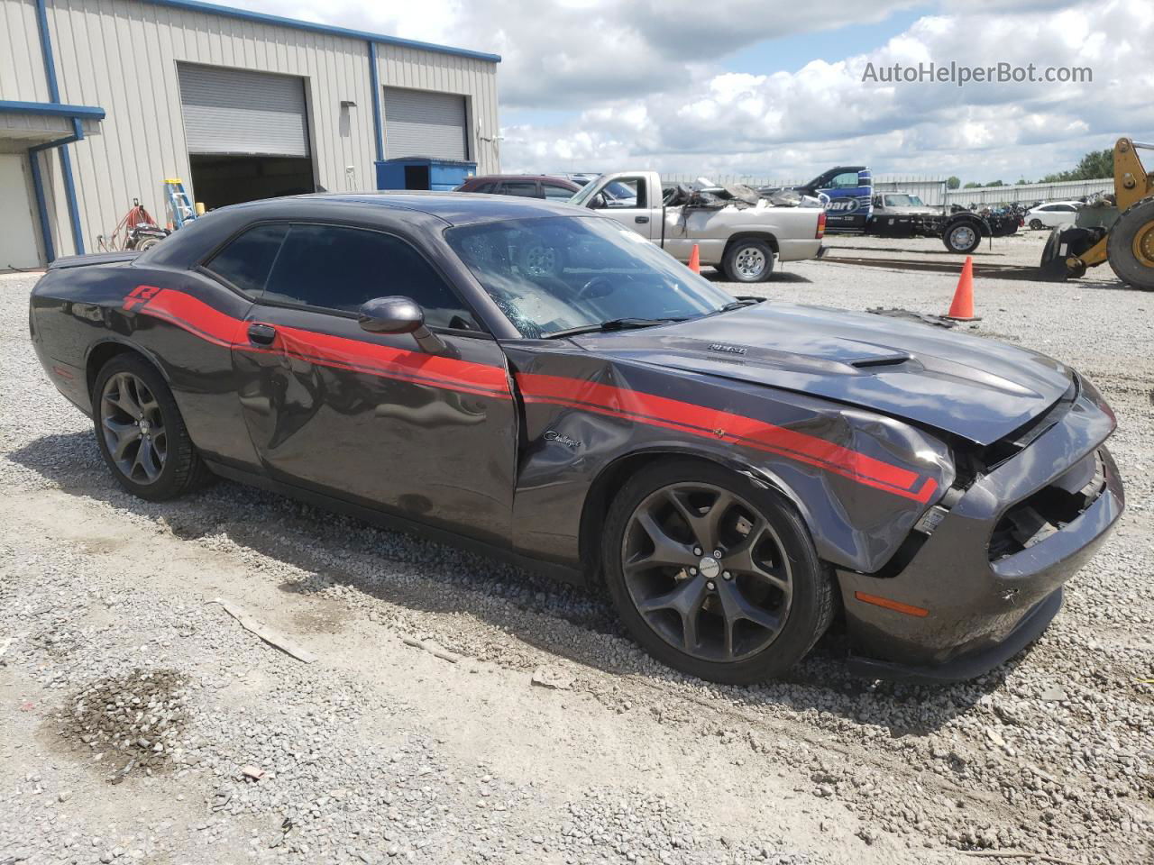 2015 Dodge Challenger Sxt Plus Gray vin: 2C3CDZBTXFH788940