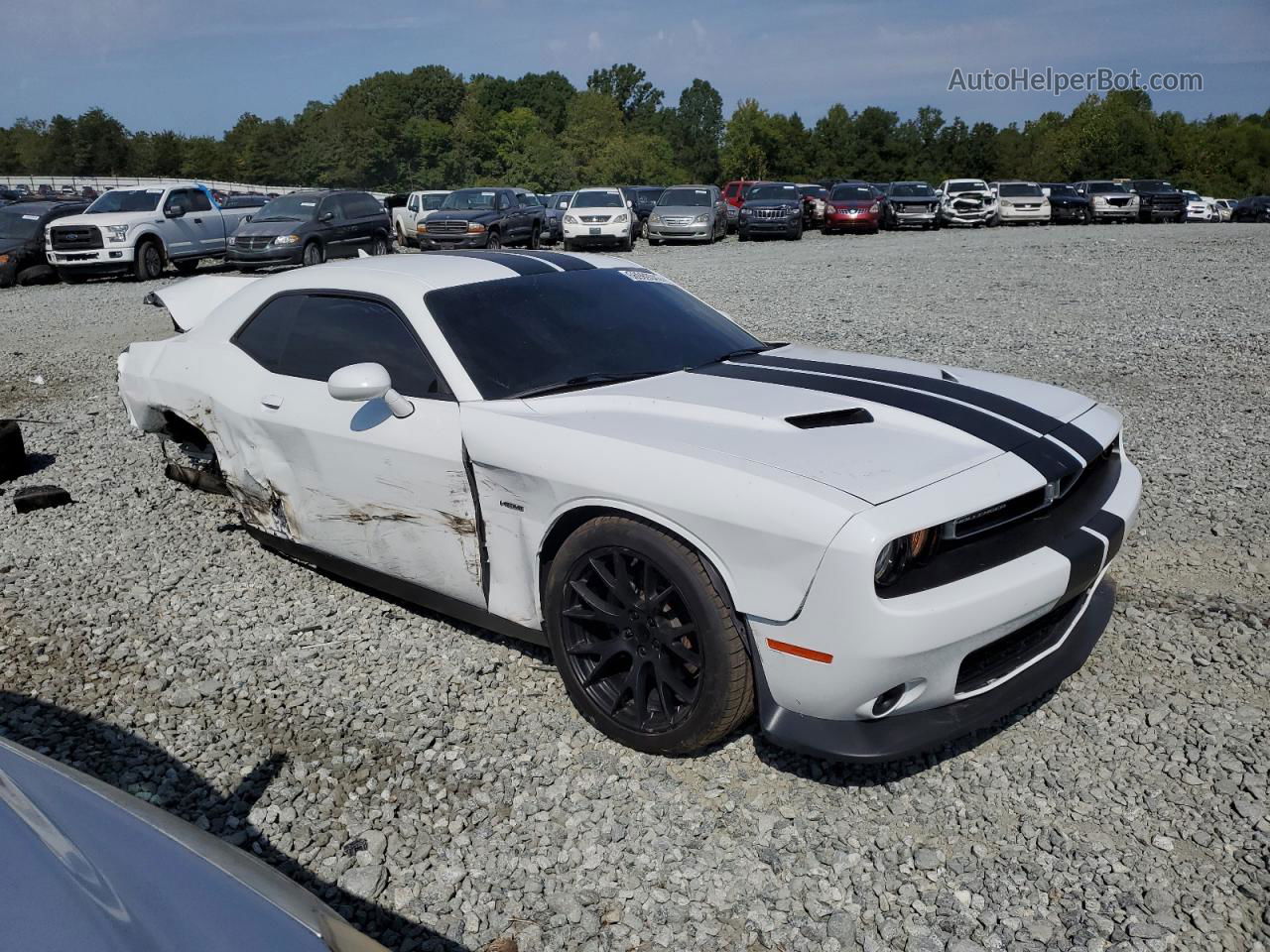 2015 Dodge Challenger Sxt Plus White vin: 2C3CDZBTXFH823296