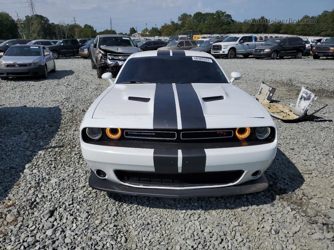 2015 Dodge Challenger Sxt Plus White vin: 2C3CDZBTXFH823296