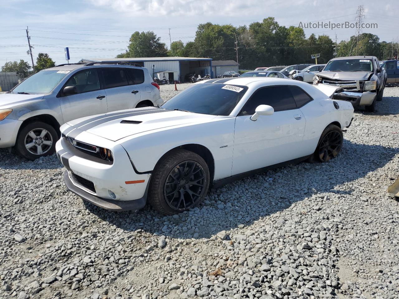 2015 Dodge Challenger Sxt Plus White vin: 2C3CDZBTXFH823296