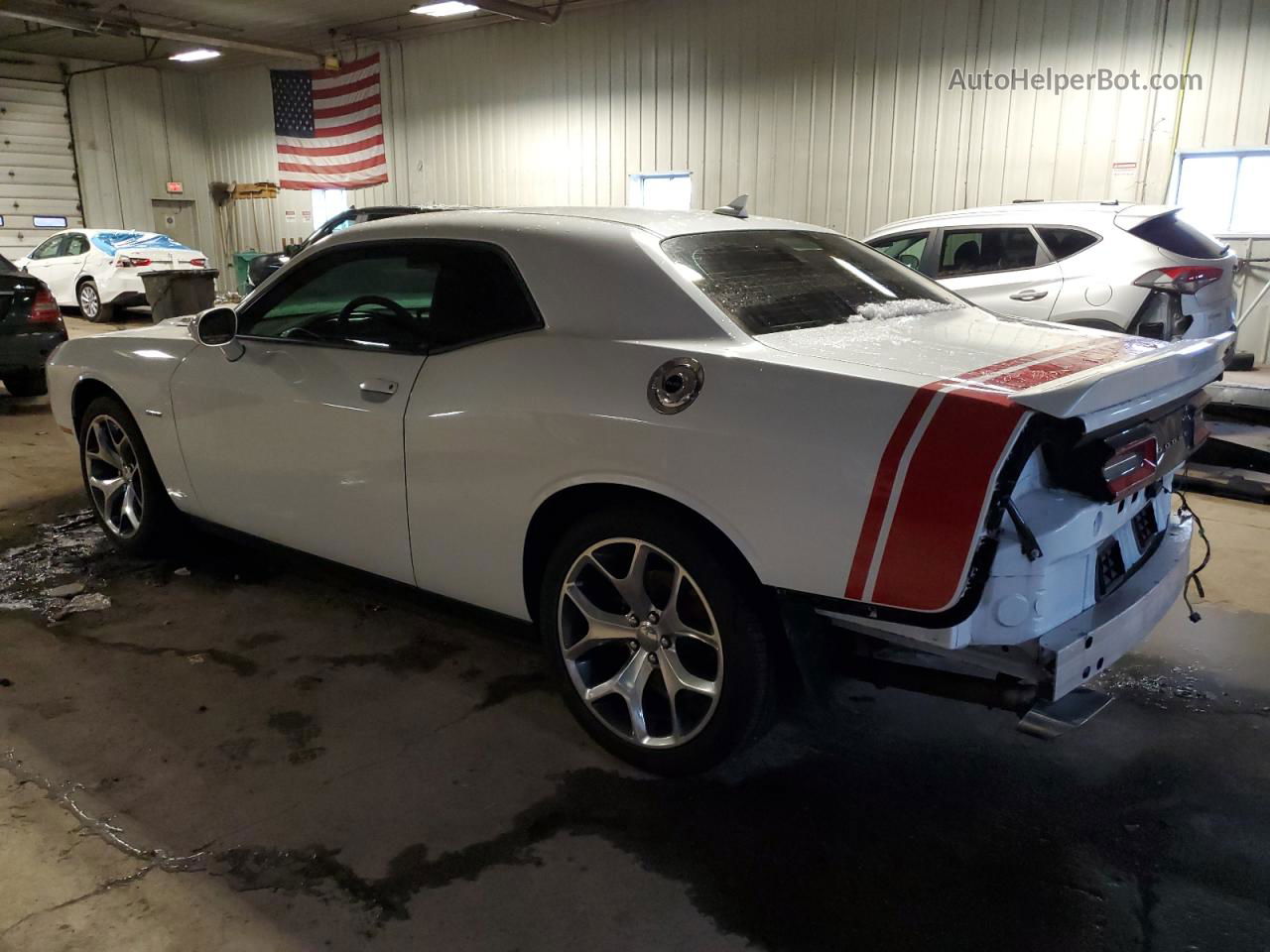 2016 Dodge Challenger R/t White vin: 2C3CDZBTXGH120217