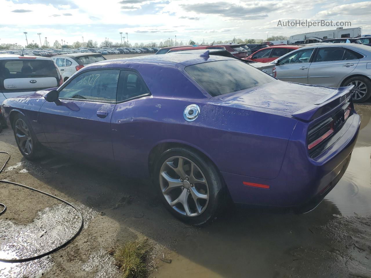 2016 Dodge Challenger R/t Синий vin: 2C3CDZBTXGH191840