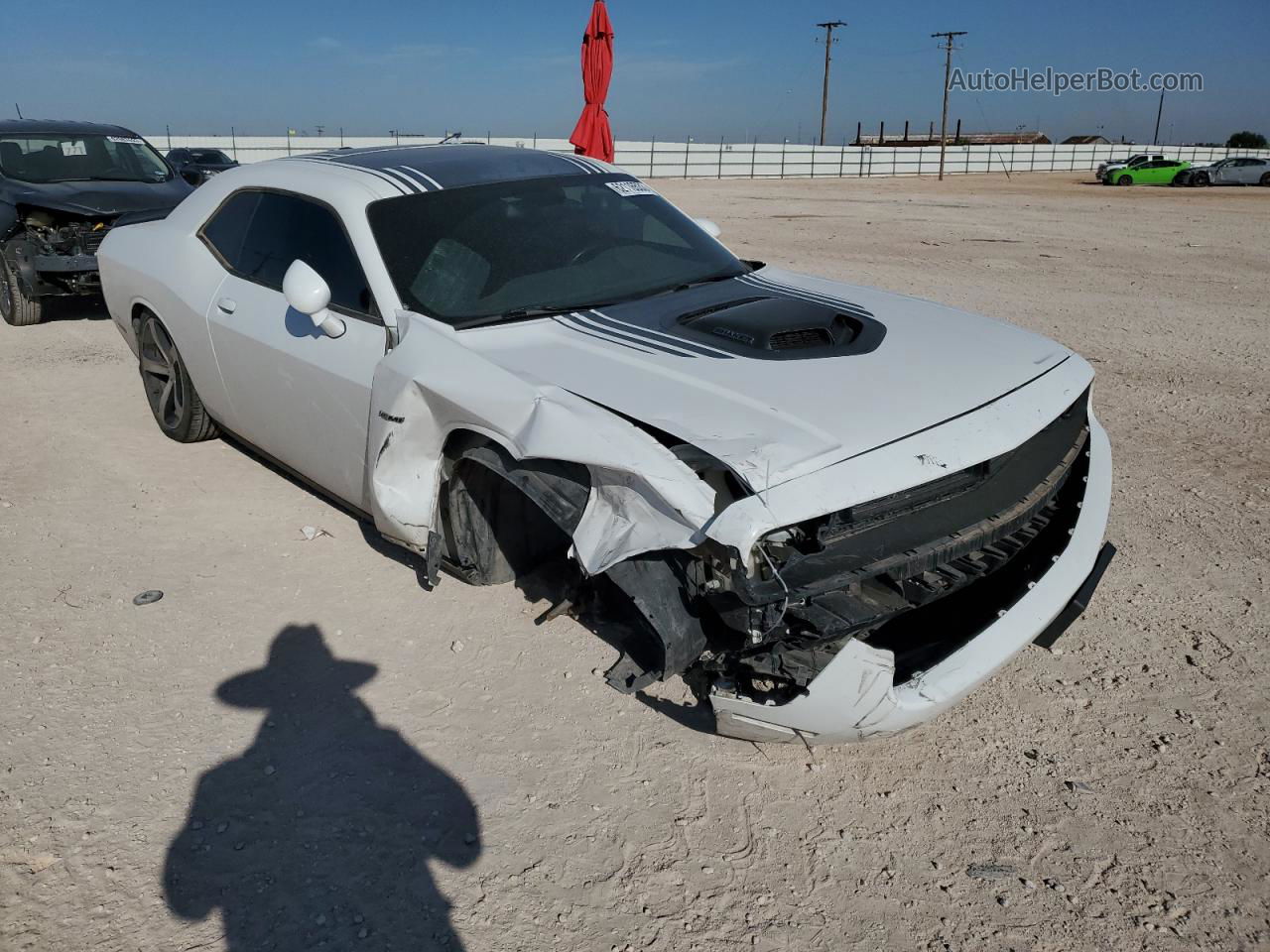 2016 Dodge Challenger R/t White vin: 2C3CDZBTXGH315721